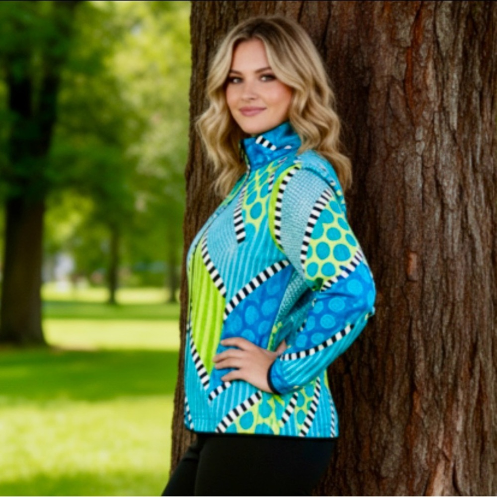 Carrie Allen Abstract Jacket Size XL - Picture 3 of 9